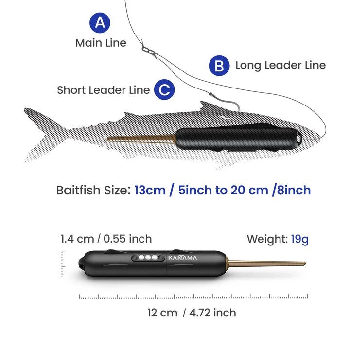 Kanama Smart Bait Mini | Smart Fishing Lure for Big Catches