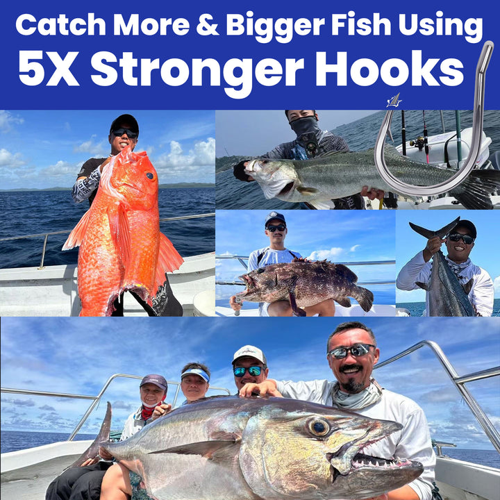Kanama 5X Strong Fishing Hooks