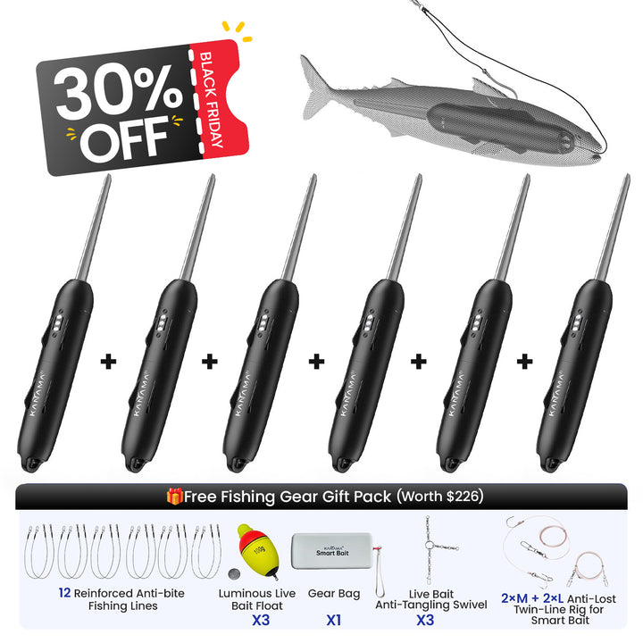 6 Smart Baits + Full Matching Accessories