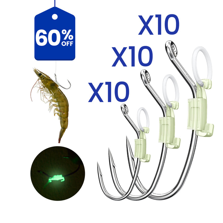 Kanama Luminous Live Shrimp Hooks