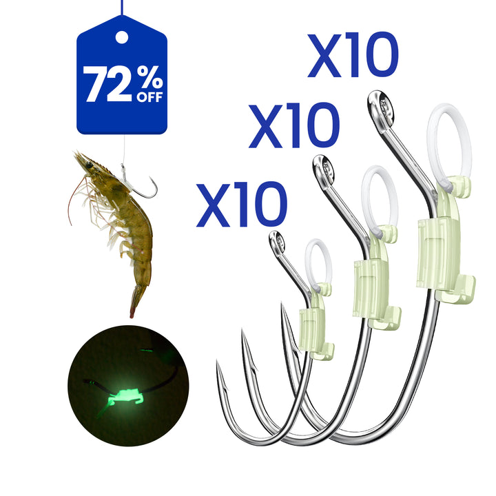 Kanama Luminous Live Shrimp Hooks