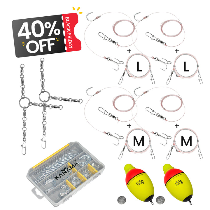 Kanama Anti-Lost Twin-Line Rig for Smart Bait  - Black Friday Special
