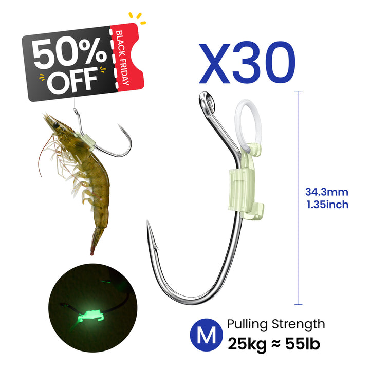 Kanama Luminous Live Shrimp Hooks