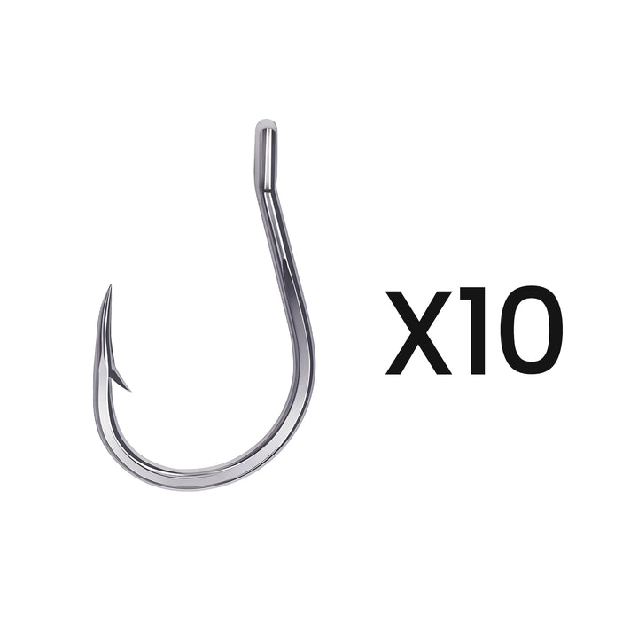 Kanama 5x strong fishing hooks, 1#-10pcs Kanama 5x strong fishing hooks, 1#-10pcs
