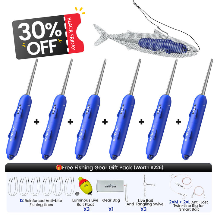 6 Smart Baits + Full Matching Accessories