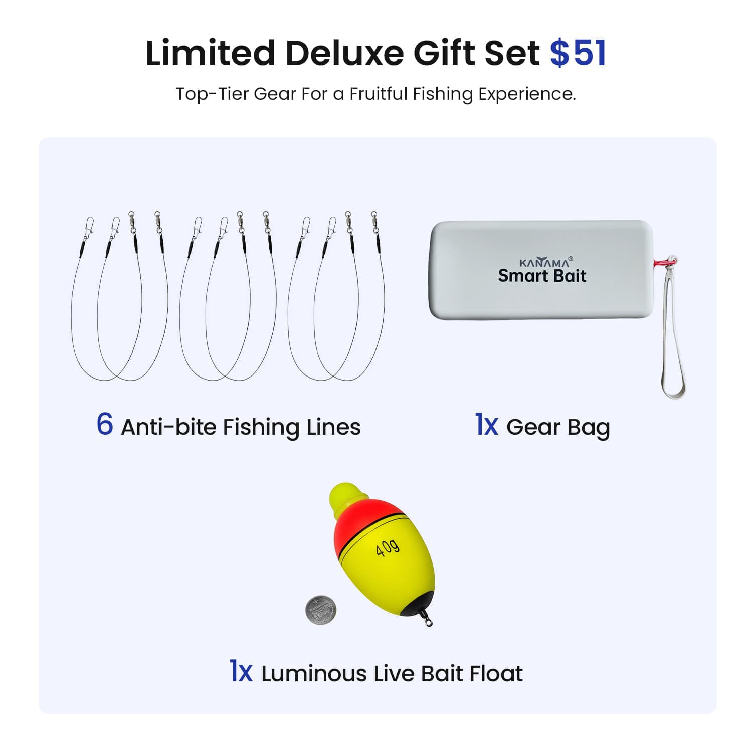 Kanama Smart Bait Mini | Smart Fishing Lure for Big Catches