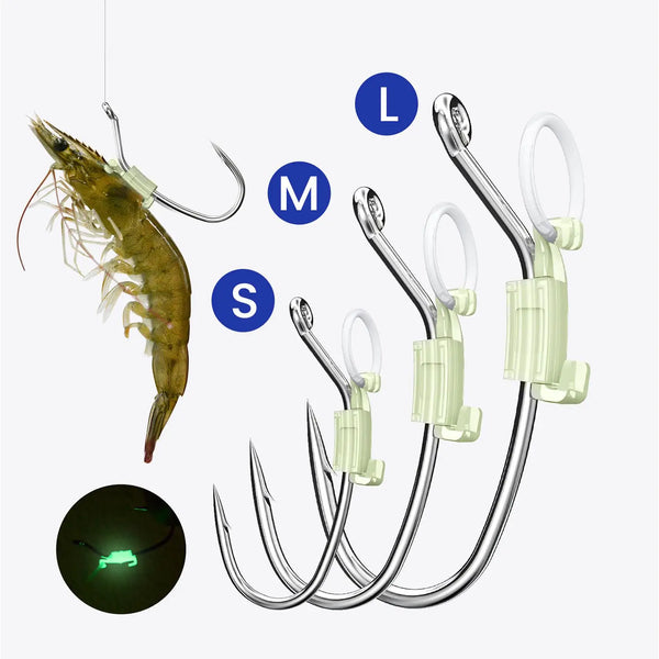 Kanama Luminous Live Shrimp Hooks