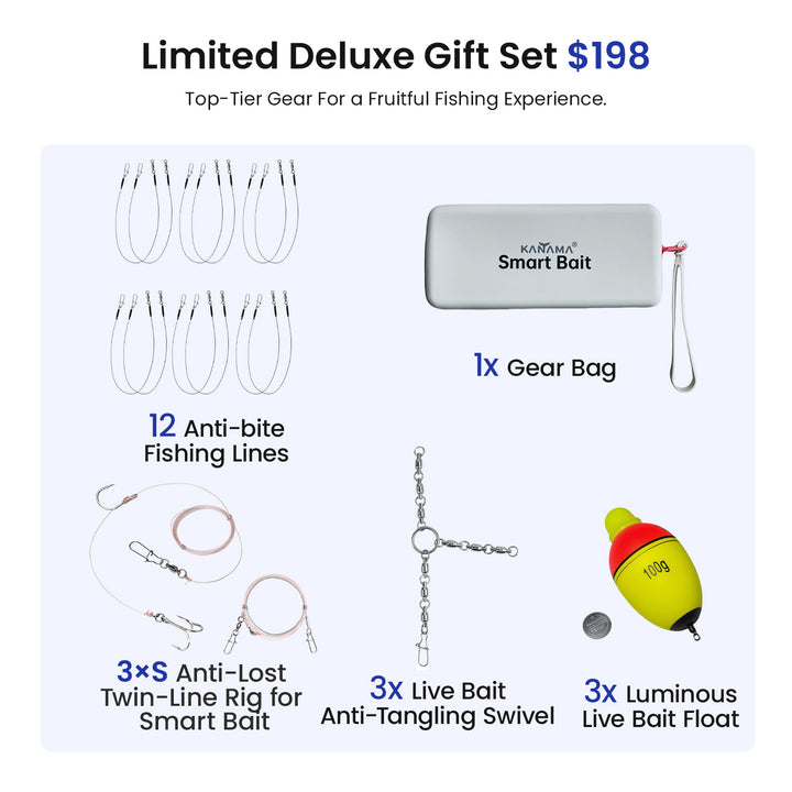 6 Smart Baits + Full Matching Accessories