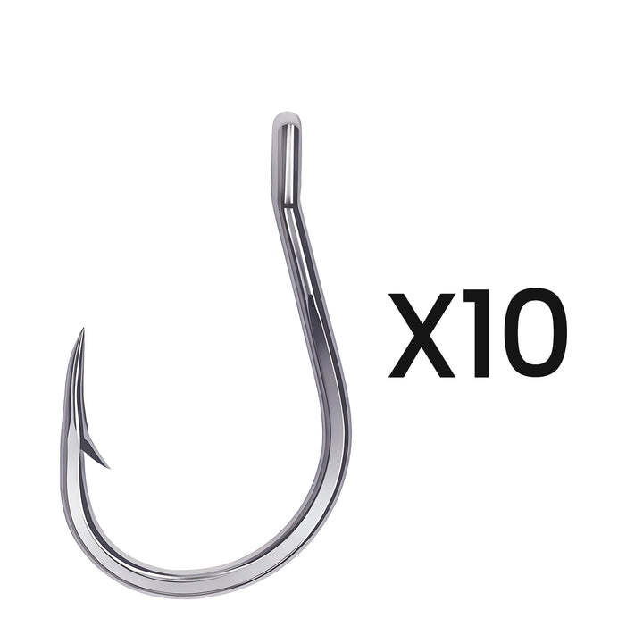 Kanama 5x strong fishing hooks, 1#-10pcs Kanama 5x strong fishing hooks, 1#-10pcs