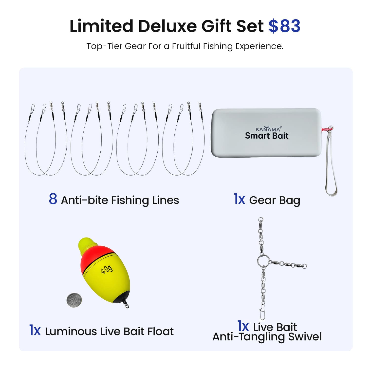 KANAMA Smart Bait Mini ルアー Smart Fishing Lure for Big Catches | Kanama Bait Mini