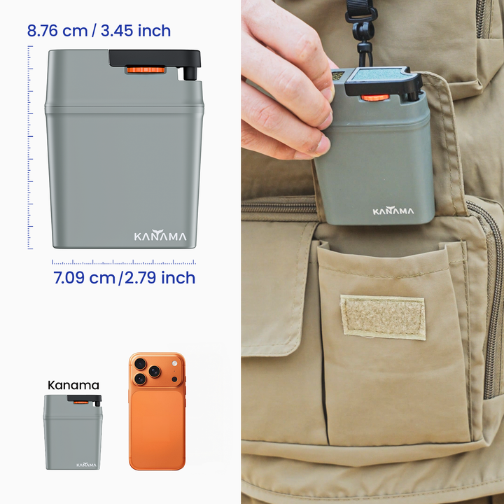 Kanama® VersaPump: 2-in-1 防水エアレーター & 真空シーラー