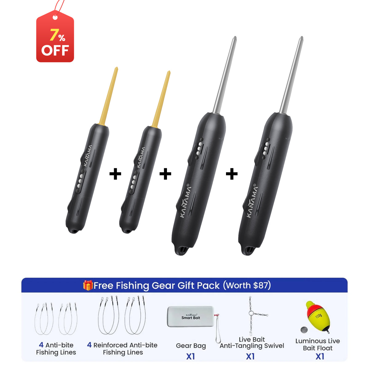 Kanama® Smart Bait Multi-Pack Bundle (Air, MiniX, Pro, ProX)
