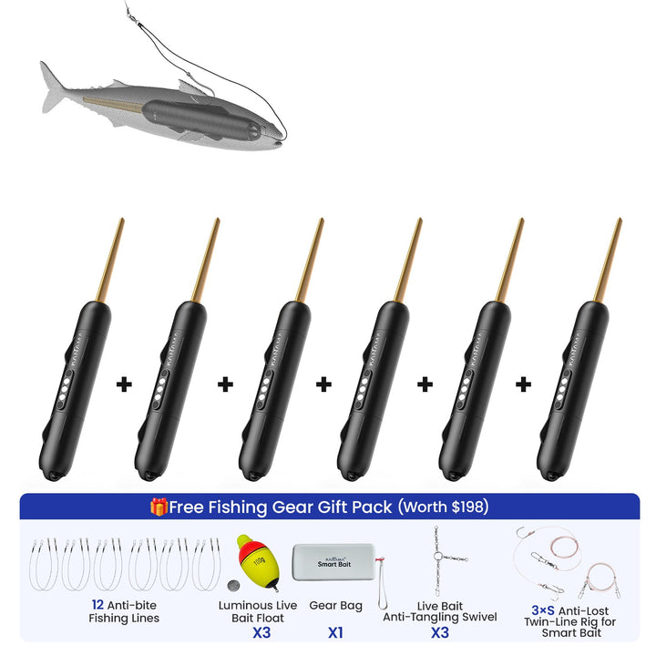 6 Smart Baits + Full Matching Accessories