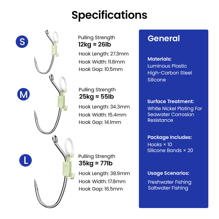 Kanama Luminous Live Shrimp Hooks